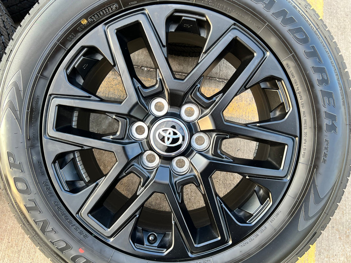 20" Toyota Tundra TRD OEM wheels rims TSS 75276 95295 Sequoia 2024 2025 2026 NEW Texas Truck Tire
