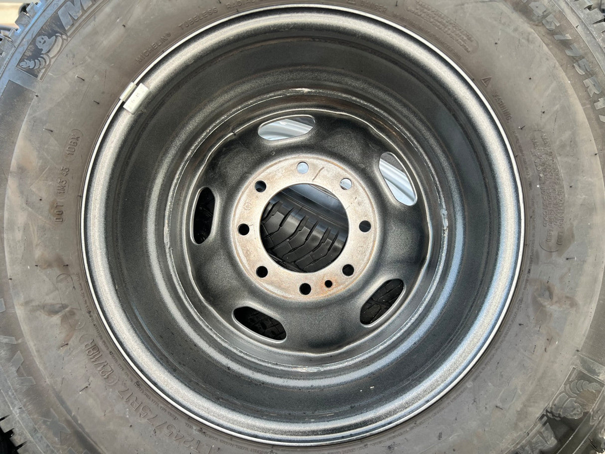 17" Ford F-250 F-350 OEM 3828 wheels rims tires MICHELIN LTX A/T2 Texas Truck Tire