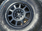 (5) 17" AEV Jeep Wrangler Rubicon OEM Salta wheels rims Gladiator BFG 37" NEW Texas Truck Tire