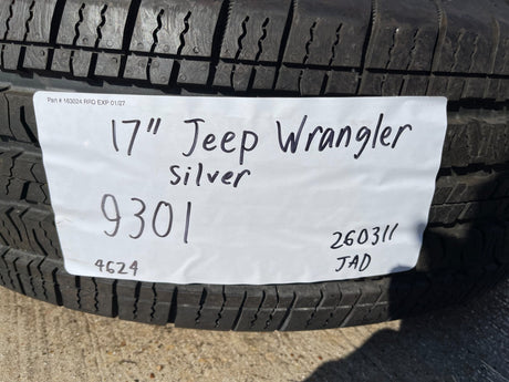 17" Jeep Gladiator RUBICON OEM wheel rim 9301 95329 Wrangler spare NEXEN NEW Texas Truck Tire