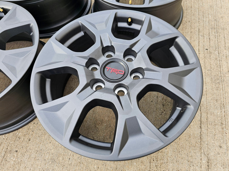 18" Toyota Land Cruiser TRD Tundra Sequoia OEM wheels rims Tacoma GX550 2026 NEW Texas Truck Tire