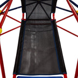 6ft Dome Climber with 1.2m Slide and Blue Climbing Stones for Ages 3+