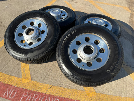 17" Ford F-250 F-350 OEM rims wheels 3599 tires DISCOUNTED Texas Truck Tire