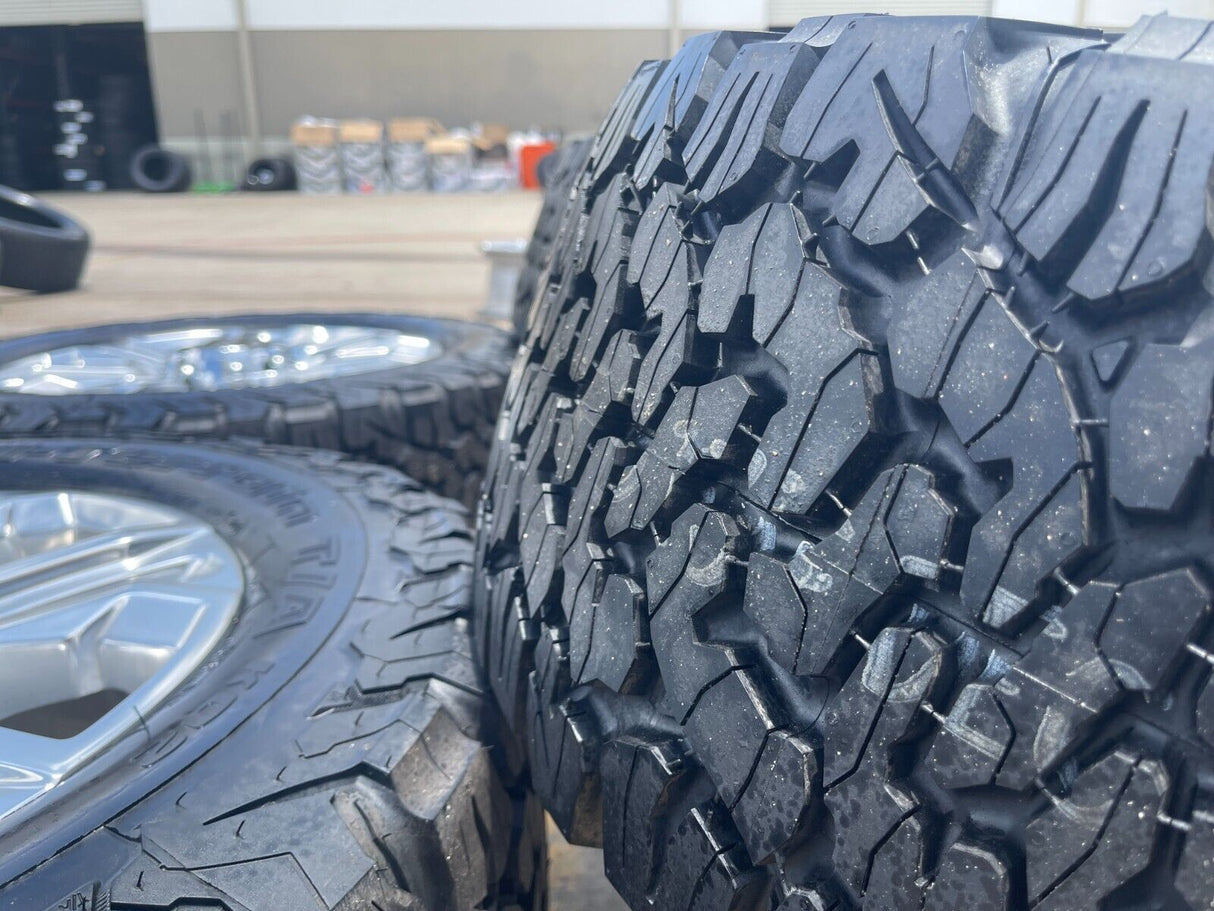 20" GMC Sierra Denali 2500 3500 OEM 5957 wheels rims 2024 2025 NEW BFG KO2 Texas Truck Tire
