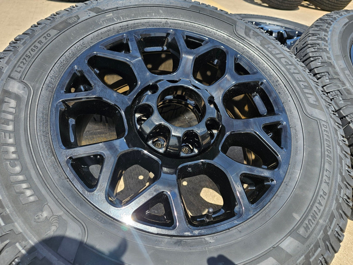 20" Ford F-250 F-350 OEM Lariat wheels rims 10292 tires MICHELIN NEW Texas Truck Tire