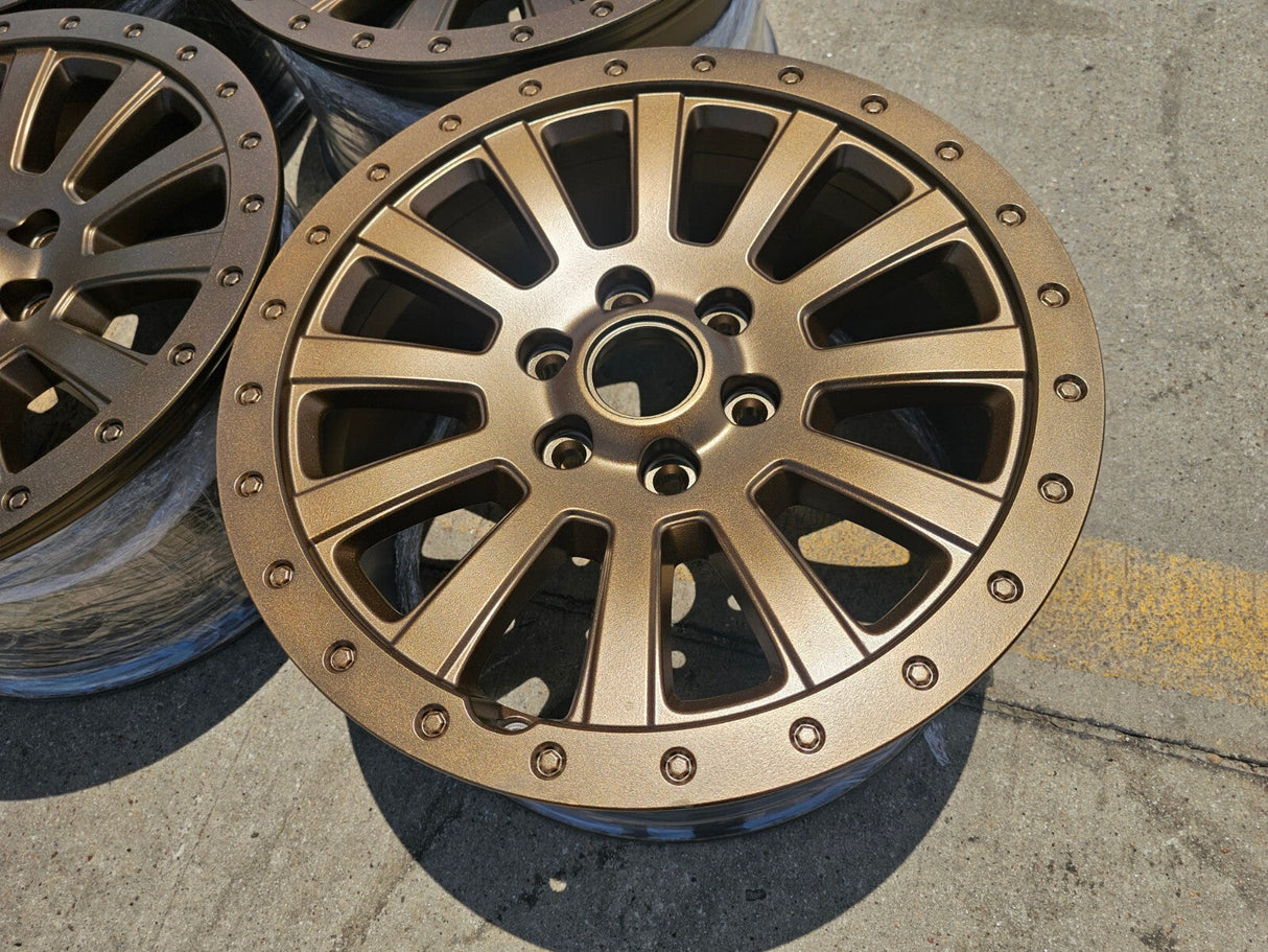 (4) 18" INEOS Grenadier OEM wheels rims Beadlock 2023 2024 2025 2026 NEW Texas Truck Tire
