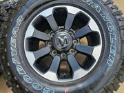 17" Ram 2500 3500 Laramie Power Wagon OEM wheels rims 2599 tires 2024 2025 NEW Texas Truck Tire