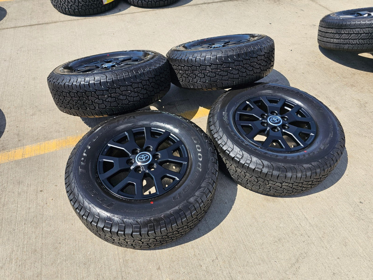 17" Toyota Tacoma 4Runner TRD OEM 10637 94254 wheels rims 2025 2026 NEW BFG Texas Truck Tire