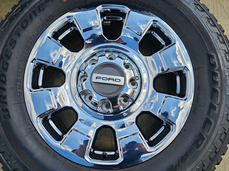 20" Ford F-250 F-350 OEM LARIAT LIMITED 10295 25085 10552 wheels rims CHROME Texas Truck Tire