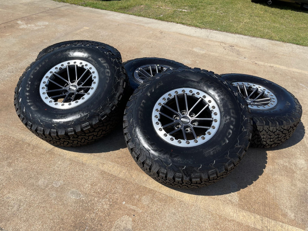 (5) 17" Ford F-150 Raptor OEM rims wheels TRUE BEADLOCK 96450 Expedition BFG 37" Texas Truck Tire
