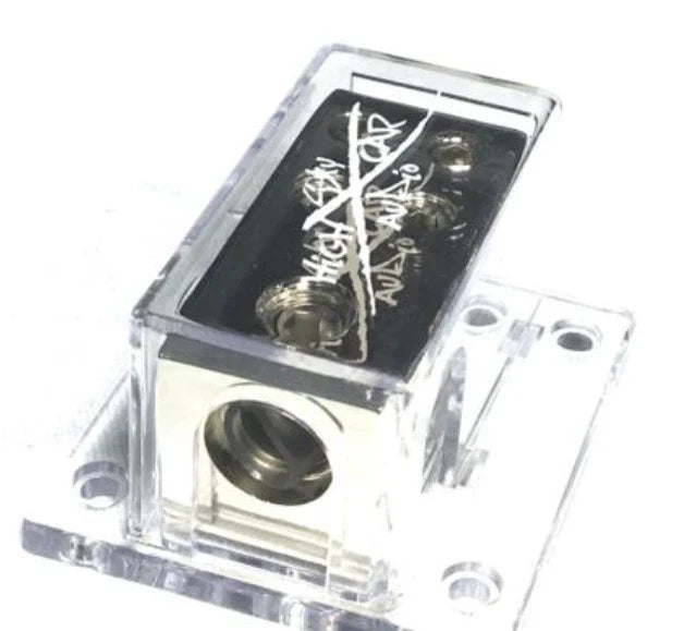 Sky High Car Audio (1) 1/0 to (4) 4G Distribution Block Sky High Car Audio