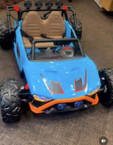XL 24V Monster Truck Jeep - 2 Seater Ride-on with Rubber Tires and 4x4 Capability