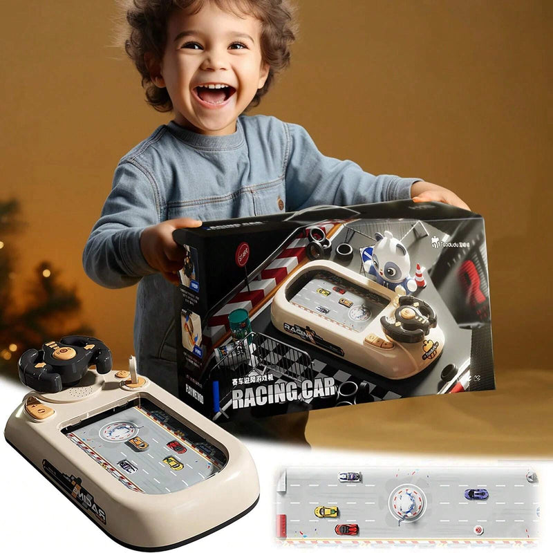 Racing Adventure Musical Steering Wheel Toy Car for Kids Driving Game
