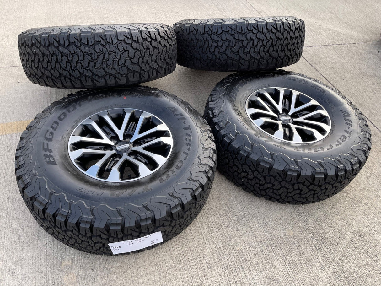 17" Ford F-150 Raptor OEM 96648 rims wheels tires BFG 37" NEW Texas Truck Tire