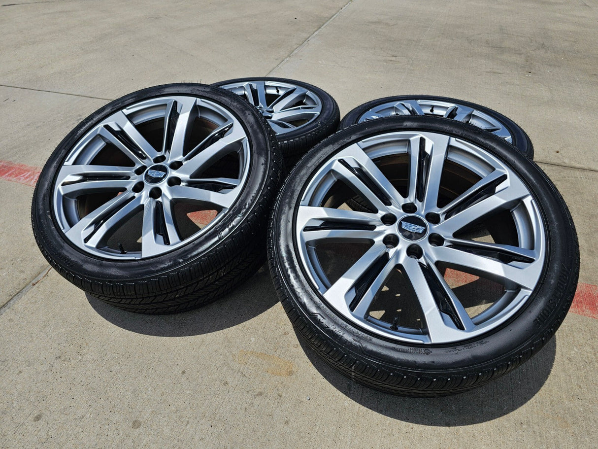 24" Cadillac Escalade V OEM wheels rims tires 2022 2023 2024 2025 2026 NEW Texas Truck Tire