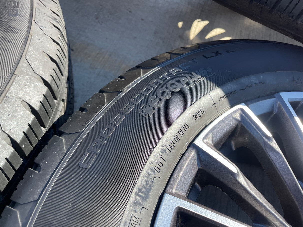 20" GMC Sierra Yukon Chevy Silverado OEM wheels rims 2024 2025 2026 CONTINENTAL Texas Truck Tire