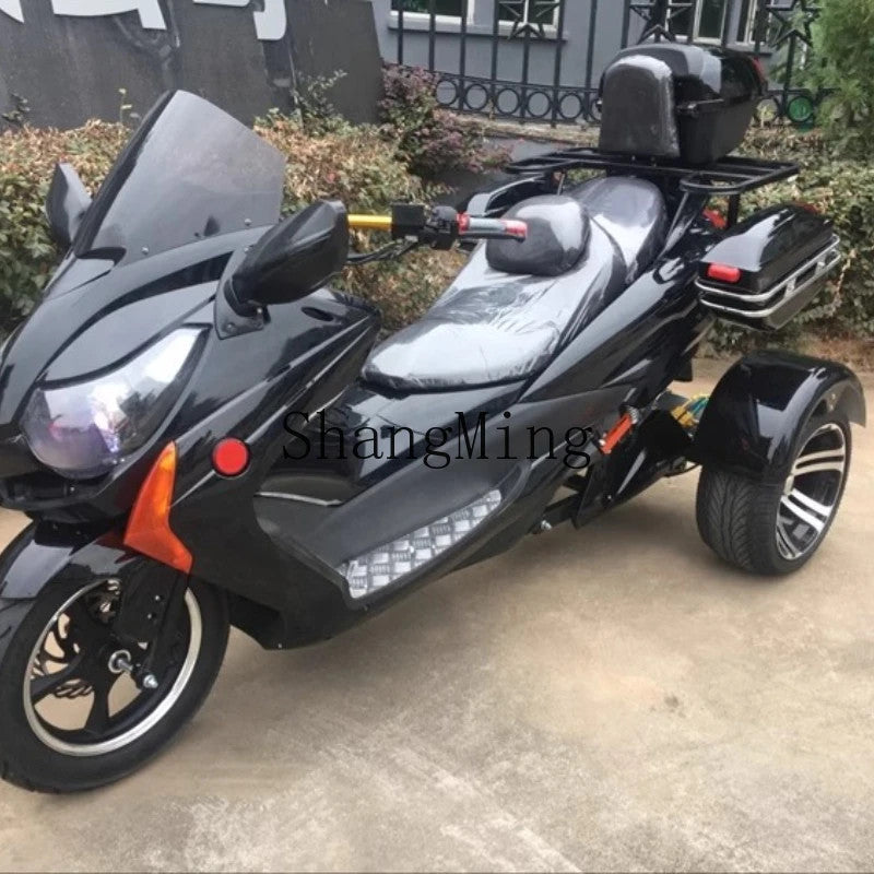Electric Adult All-Terrain ATV Tricycle with Battery-Powered Pedal Motor