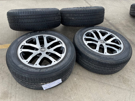 20" Toyota Tundra TSS TRD T Force OEM wheels rims 5x150 tires Texas Truck Tire