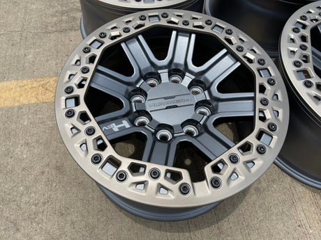 (5) 18" Hummer Grazen beadlock EV HEV 2500 OEM wheels rims 2024 2025 2026 NEW Texas Truck Tire