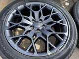21" Jeep Grand Cherokee L OEM wheels rims 9291 Durango tires CONTINENTAL Texas Truck Tire