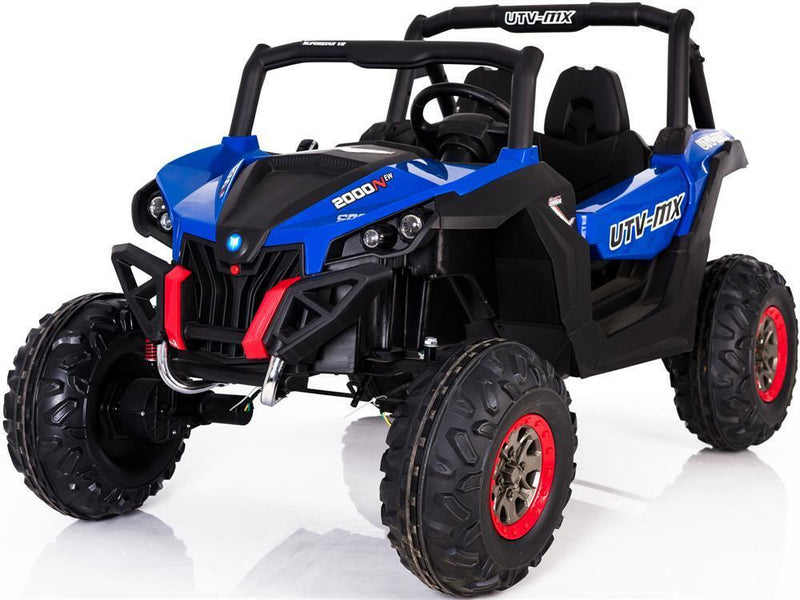 Electric UTV Children's Ride On 12V Battery Operated 4x4 Utility Vehicle 2-Seat Car