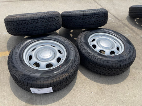 17" Ford F-150 OEM rims wheels 3857 tires steel 2024 2025 2026 PIRELLI A/T NEW Texas Truck Tire