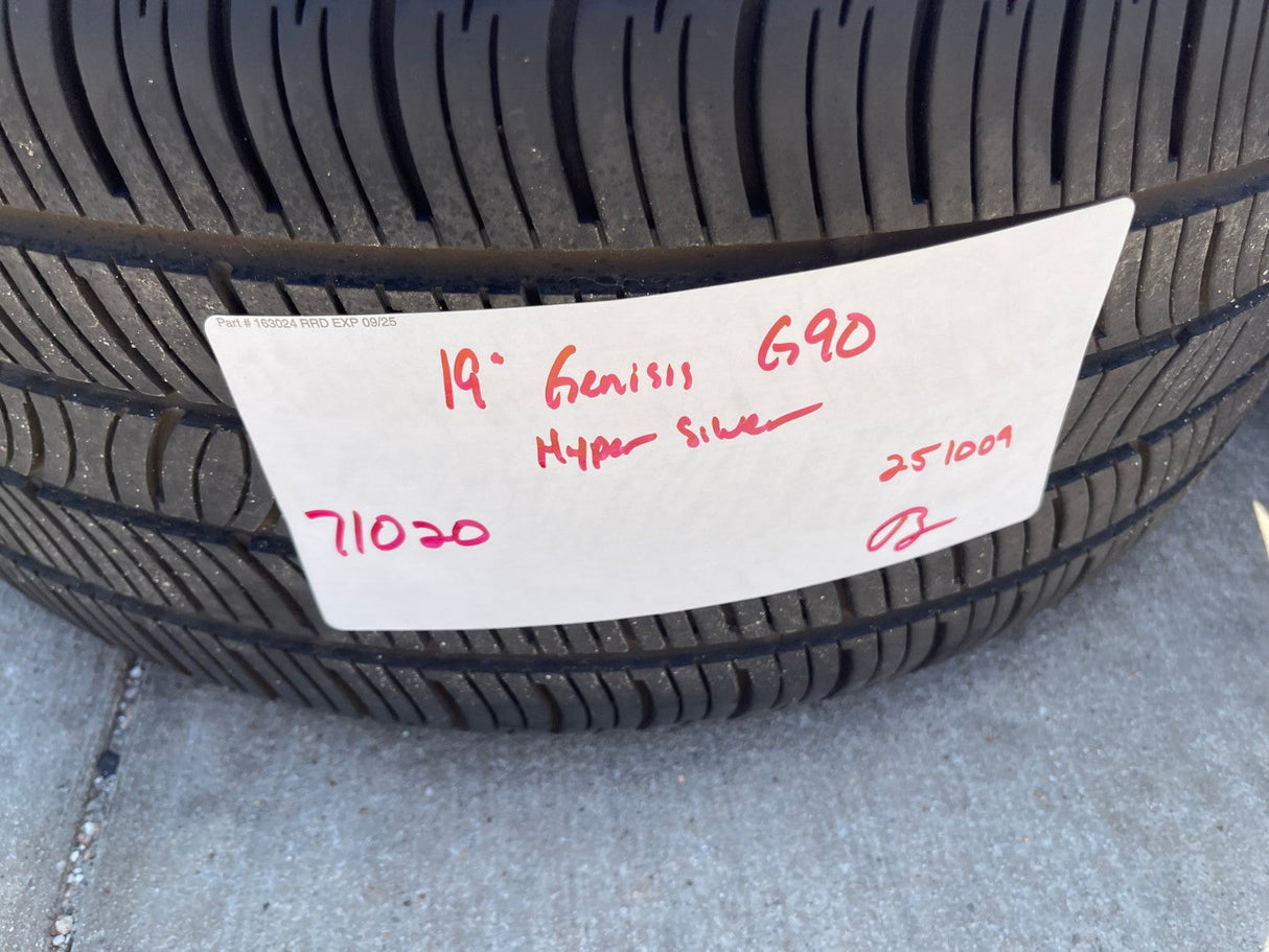 19" Hyundai Genesis G70 G80 G90 OEM 71020 71021 wheels rims tires Texas Truck Tire