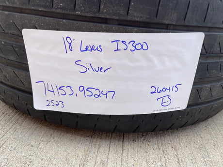 18" Lexus IS300 IS350 OEM wheels rims 74153 95247 Camry Avalon 2022 2023 2024 Texas Truck Tire