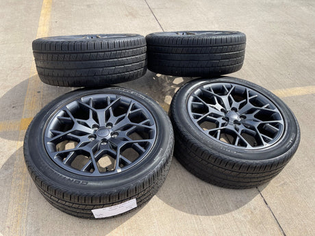21" Jeep Grand Cherokee L OEM wheels rims 9291 Durango tires CONTINENTAL Texas Truck Tire