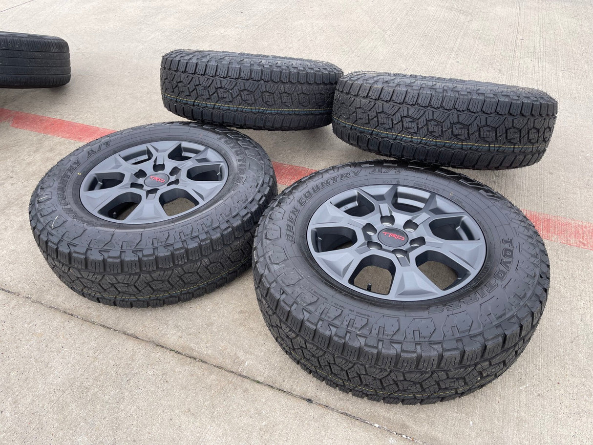 18" Toyota Tacoma Tundra Sequoia Land Cruiser TRD OEM 10544 wheels rims 2026 NEW Texas Truck Tire