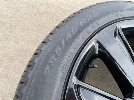 22" Lincoln Navigator OEM rims wheels Black Label 95384 10496 2022 2023 2025 NEW Texas Truck Tire
