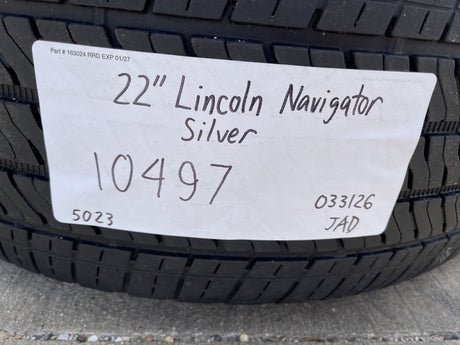 22" Lincoln Navigator BLACK LABEL OEM 10497 rims wheels BRIDGESTONE DISCOUNTED Texas Truck Tire