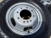 17" Dodge Ram 3500 Dually 8x200 wheels rims 2703 2704 OEM NEXEN tires Texas Truck Tire