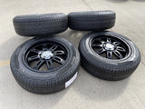 20" Toyota Tundra Sequoia T FORCE TSS TRD OEM black wheels rims 5x150 PIRELLI Texas Truck Tire