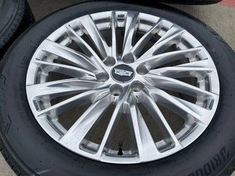 22" Cadillac Escalade Platinum OEM wheels rims tires 2024 2025 2026 NEW Texas Truck Tire
