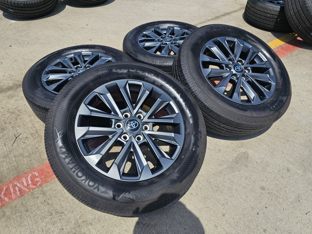 20" Toyota Land Cruiser OEM wheels rims 94057 Tundra Sequoia 2024 2025 2026 Texas Truck Tire