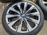 24" Cadillac Escalade PLATINUM OEM wheels rims V 2024 2025 2026 2027 NEW Texas Truck Tire