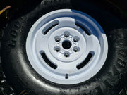 17" Ford Bronco HERITAGE Stroppe Edition 10463 OEM wheels rims white 2026 NEW Texas Truck Tire
