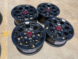 18" Toyota Tundra TRD BBS FORGED OEM black 95458 wheels rims Sequoia NEW Texas Truck Tire