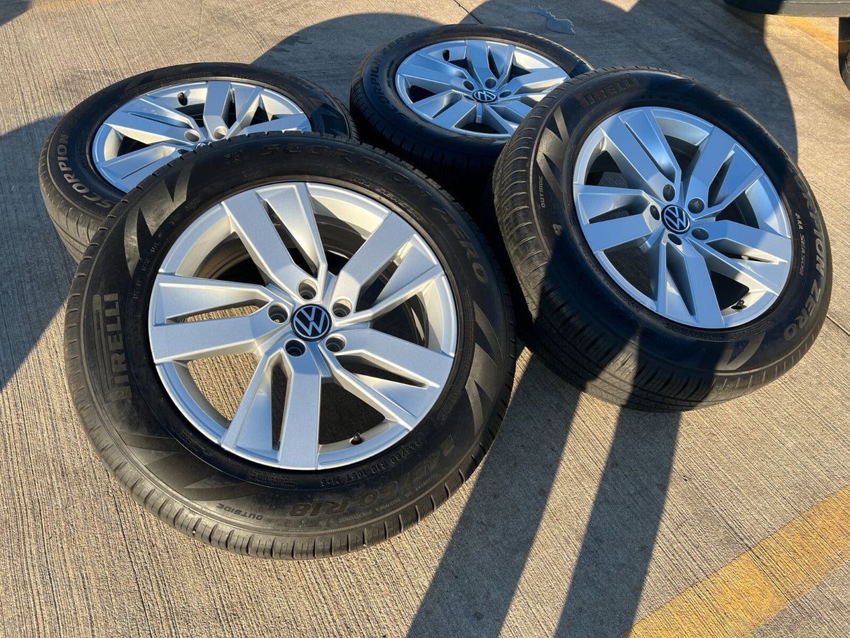 18" VW Atlas OEM wheels rims tires 70073 Audi Q7 Q8 Texas Truck Tire