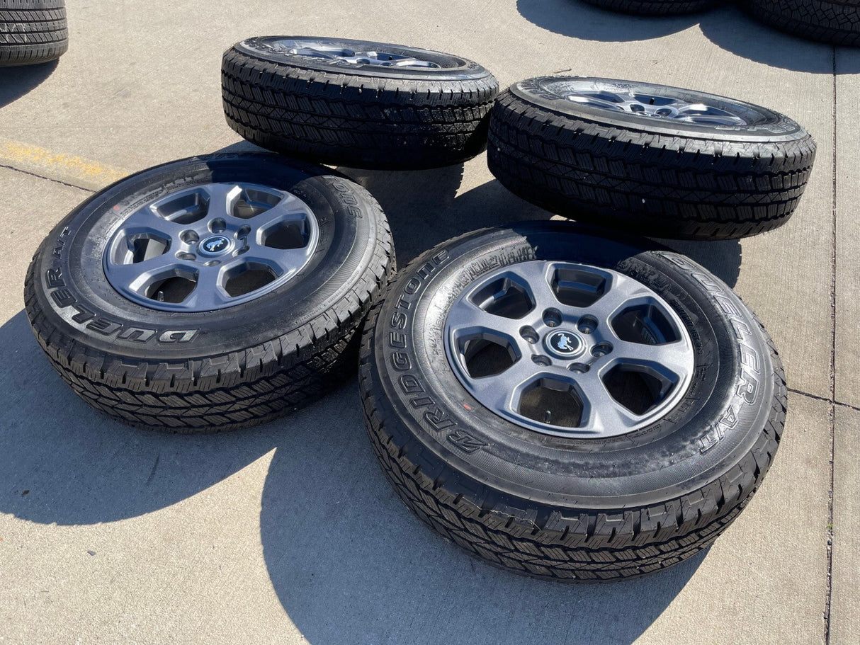 17" Ford Bronco Big Bend wheels rims 10384 OEM Ranger 2023 2024 2025 2026 NEW Texas Truck Tire