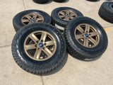 17" Ford F-150 OEM BRONZE Tremor rims wheels tires 10339 FALKEN A/T3 NEW Texas Truck Tire