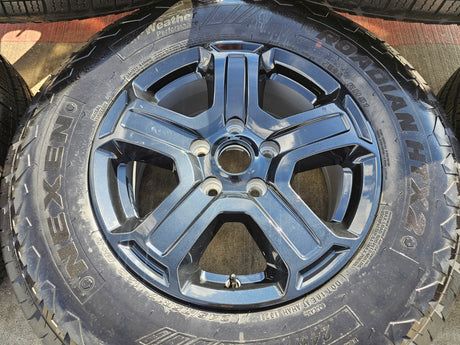 17" Jeep Wrangler Rubicon OEM wheels rims 9216 Gladiator tires NEXEN NEW Texas Truck Tire