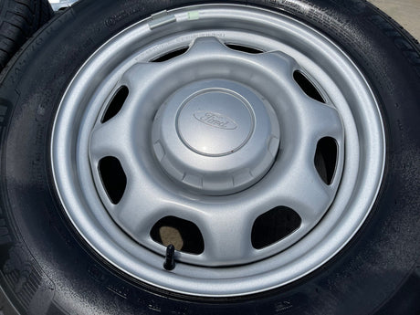 17" Ford F-150 OEM rims wheels 3857 tires steel 2023 2024 2025 2026 MICHELIN NEW Texas Truck Tire