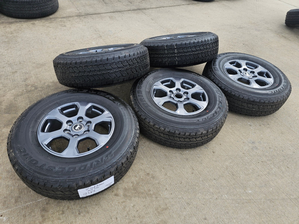 17" Ford Bronco Big Bend wheels rims 10384 OEM Ranger 2023 2024 2025 2026 NEW Texas Truck Tire