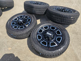 20" Ford F-250 F-350 OEM Lariat Platinum wheels rims 10486 tires 2024 2025 Texas Truck Tire