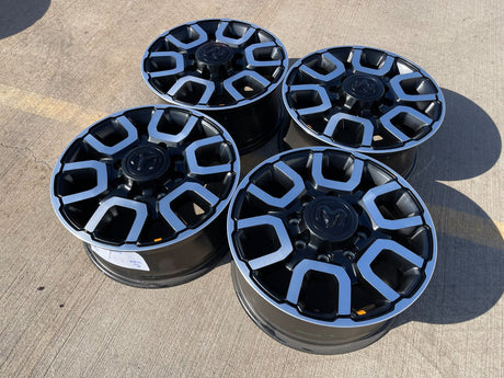 18" RAM 2500 3500 LARAMIE OEM 2694 wheels rims 2023 2024 2025 2026 NEW Texas Truck Tire