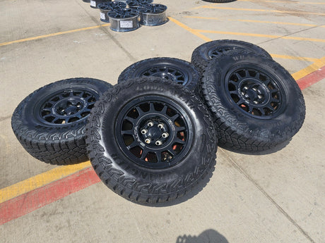 18" AEV SALTA GMC Sierra AT4X Chevy Silverado OEM rims wheels GOODYEAR Texas Truck Tire
