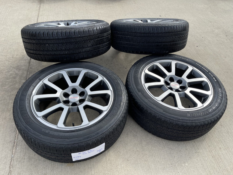 20" Chevy Colorado Blazer GMC Canyon Acadia XT6 XT5 OEM 5793 wheels rims tires Texas Truck Tire