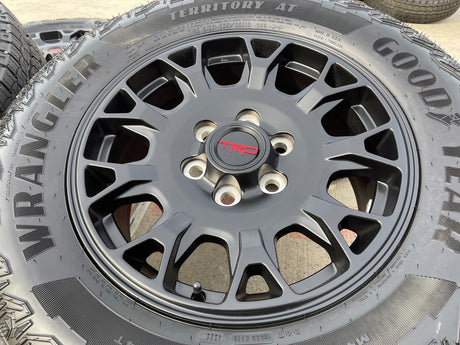 18" Toyota Tacoma 4Runner TRD Pro OEM 95973 wheels rims 2025 2026 GOODYEAR NEW Texas Truck Tire